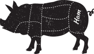 Earls Pig Ham Cutout